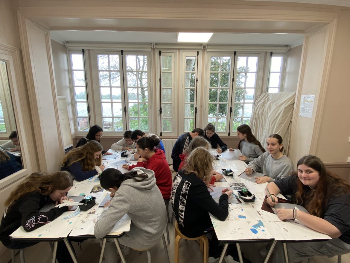 Voyage Normandie / Atelier caricatures