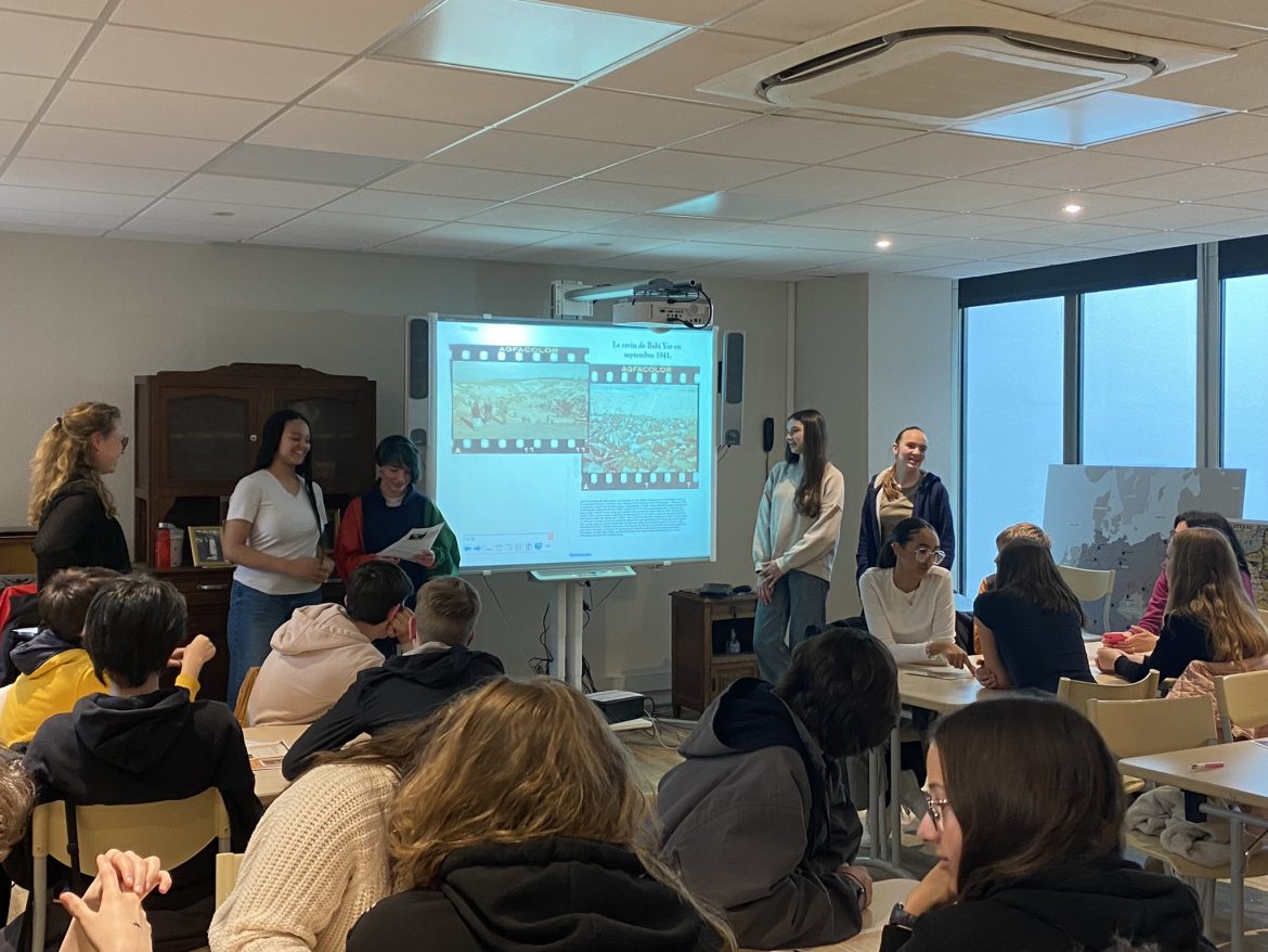 Voyage Normandie / Atelier témoignage de la Shoah